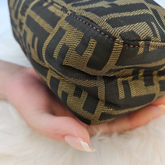 Fendi Zucca Monogram Canvas PPM Pouch Bag - Picture 10 of 17